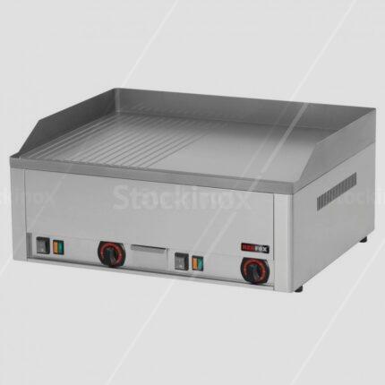 Πλατώ Rm Gastro FTHR60E, ηλεκτρικό, διπλό, ραβδωτό/λείο.