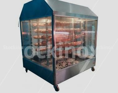 Ψησταριά βαγόνι L3003 τριπλό, 15 σούβλες.