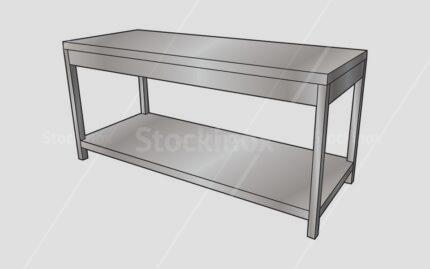 Πάγκος εργασίας τραπέζι 136*70*85 cm